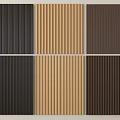 Textured Wooden Wall Panels With Vertical Stripes In Various Color Options