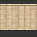 Traditional Chinese Bamboo Partition With Woven Texture And Simple Stand Structure