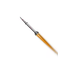 Military Missile Weapon Flying With Orange Flame And Gray Body Red Tip