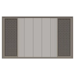Background wall TV background wall Sofa background wall 3d model