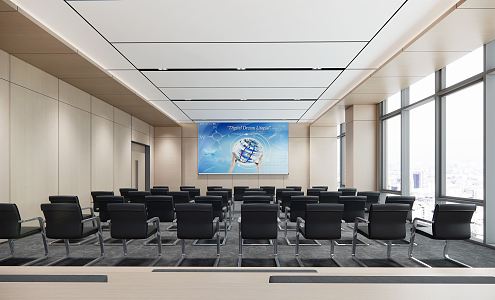 Modern Conference Room 3d model