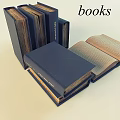 Vintage Books Collection With Decorative Spines Different Colors And Classic Bindings