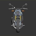 Modern motorcycle two-wheeled motorcycle off-road motorcycle road racing motorcycle 3d model