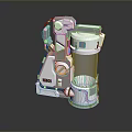 Sci-fi Capsule Space Capsule Hibernation Capsule Freezing Capsule Rest Capsule Rest Capsule 3d model