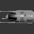 Gray Industrial Mechanical Device With Red Circular Markings And Detailed Structure