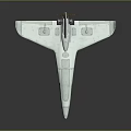 White Streamlined Spacecraft Model With Wings And Rear Thruster For Space Exploration