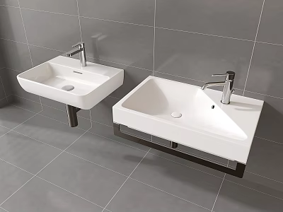 modern ceramic wash basin wall-mounted wash basin wash basin wash basin 3d model