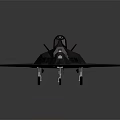 Modern Fighter Stealth Fighter Stealth Bomber Fighter 3d model
