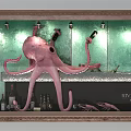 Modern window store window 3d model