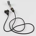 Practical Household Electric Immersion Heater With Metal Coil And Power Cord