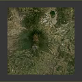 Garden Landscape Featuring Mountainous Terrain And Lush Green Vegetation Natural Scenery