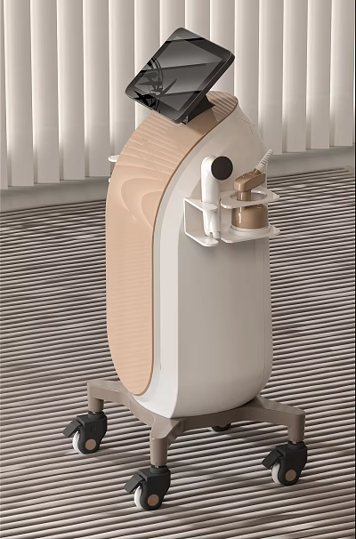 Elegant Beauty Hair Salon Interior With Professional Styling Tools And Modern Equipment 3d model
