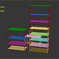 White Metal Wire Shelving Units Set Of Two With Multiple Tiered Storage Racks