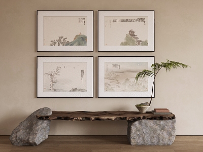 New Chinese Decorative Painting model