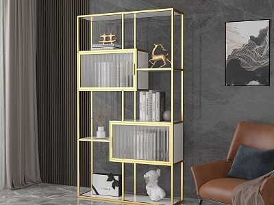 Modern Storage Rack Storage Rack 3d model