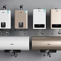 Haier Daily Use Water Heaters With White And Gold Colors And Modern Designs