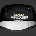Black Hat with White and Yellow SPAR INDUER JOBE Letters Design Style