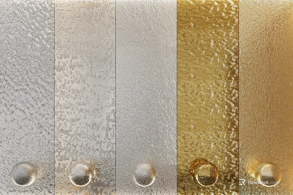 Modern Luxury Wall Paneling with Metallic Texture Multiple Colors and Decorative Nails 3d model 