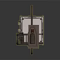 Industrial Equipment Featuring Circular Top Structure Metal Frame And Platform