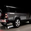 Gray Modern SUV With Boxy Exterior Design Alloy Wheels And Bold Lines