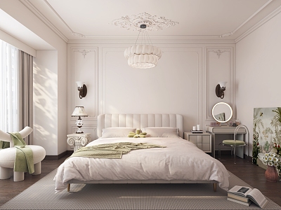 French Bedroom Room 3d model