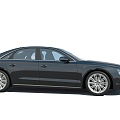 Audi A8L 2012 Audi has less simple mold surface 3d model