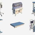 Hospital Medical Apparatus Equipment Machine 3d model