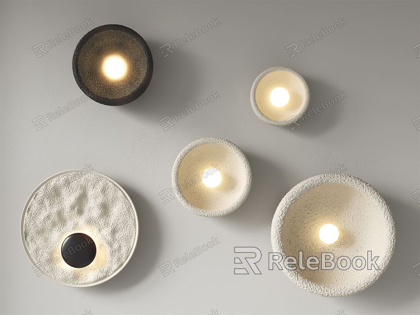 Silent wall lamp model