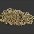 Natural Wood And Stone Raw Material Piles For Building And Decorative Projects