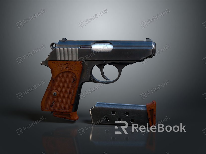 pistol semi-automatic pistol automatic pistol modern weapon hot weapon hot weapon gun military model