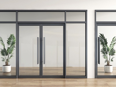 Glass Door Glass Double Door Shop Glass Door Commercial Glass Door Entrance Door Office Door model