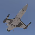 Futuristic Fighter Jet With Sleek White Body Cockpit And Aerodynamic Wings