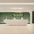 Reception desk Reception area 3d model