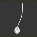 White And Green Medical Injection Pen With Connected Flexible Tube Design