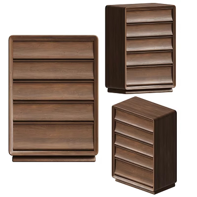 Entryway Cabinet And Side Cabinet With Modern Wooden Design And Functional Drawer Storage 3d model