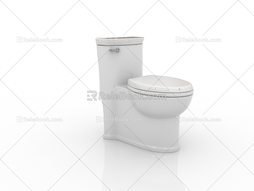 Modern Bathroom Supplies Toilet Smart Toilet Toilet 3d model