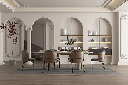 French Restaurant 3d model
