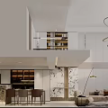 Modern Duplex Living Room With Split Level Design And Elegant Decor