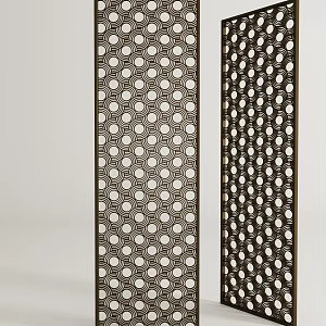 Screen partition 3d model
