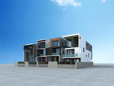 Modern Townhouse 3d model