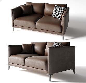 Double sofa 3d model