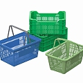 Modern Plastic Basket Storage Basket Vegetable Basket Turnover Basket Fruit Basket Egg Basket 3d model