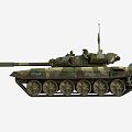 Russian T90A main battle tank 3d model