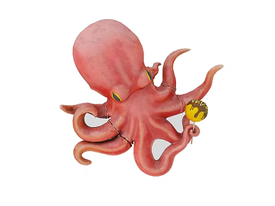 Modern Octopus 3d model