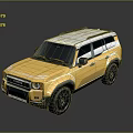 Stylish Yellow SUV With White Roof Black Wheels And Modern Front Grille Design