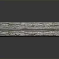 Stack of Natural Logs With Bark Texture And Round Cut Ends 3d model