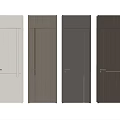 Modern Swing Doors With Various Wooden Finishes And Sleek Design For Home Interior