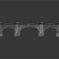 Traditional Stone Bridge Design With Multiple Arched Piers And Deck Surface