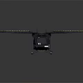 Futuristic Black Aircraft With Dual Large Propellers And Numbered 01 Design
