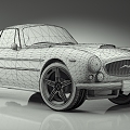 Classic car 3d model